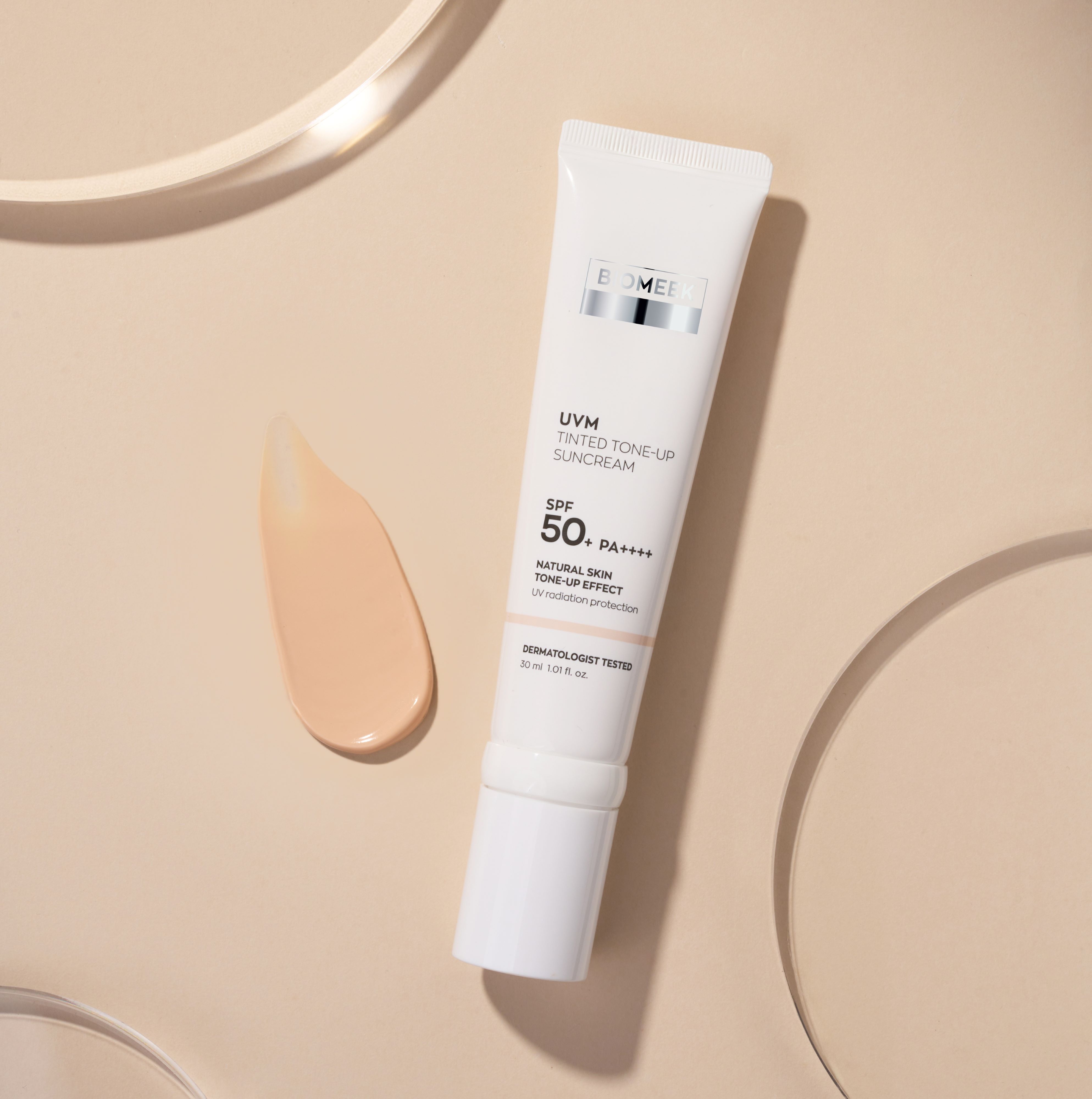 바이오믹 UVM 틴티드 톤업 선크림 30ml SPF50+/ PA++++ - 상품 이미지