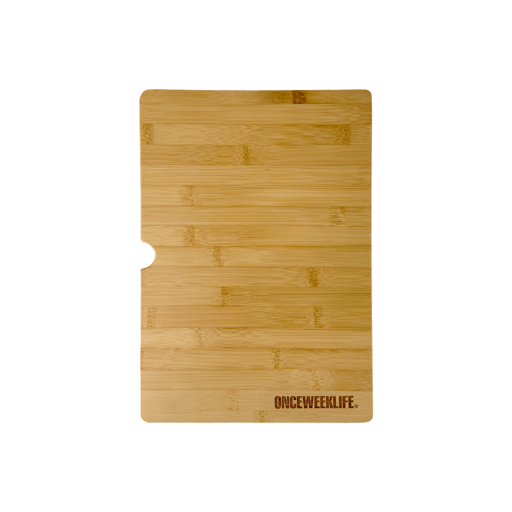 원스위크라이프 캠핑 IGT 대나무 원목 나무 덮개 상판 플레이트 1.0 유닛, 우드