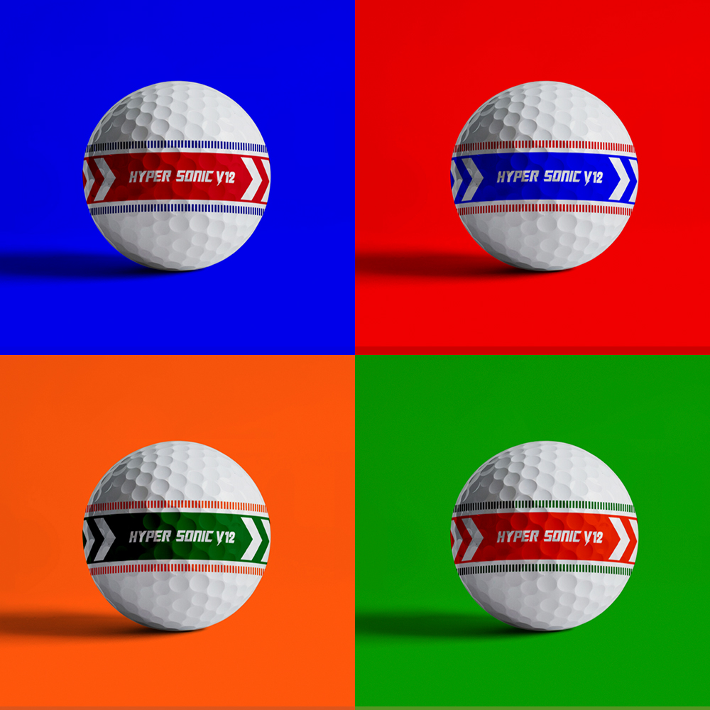 볼빅 골프공 하이퍼 소닉 V12 소프트 트랙 360도 고반발 3피스 12개입, 1개 이미지 4