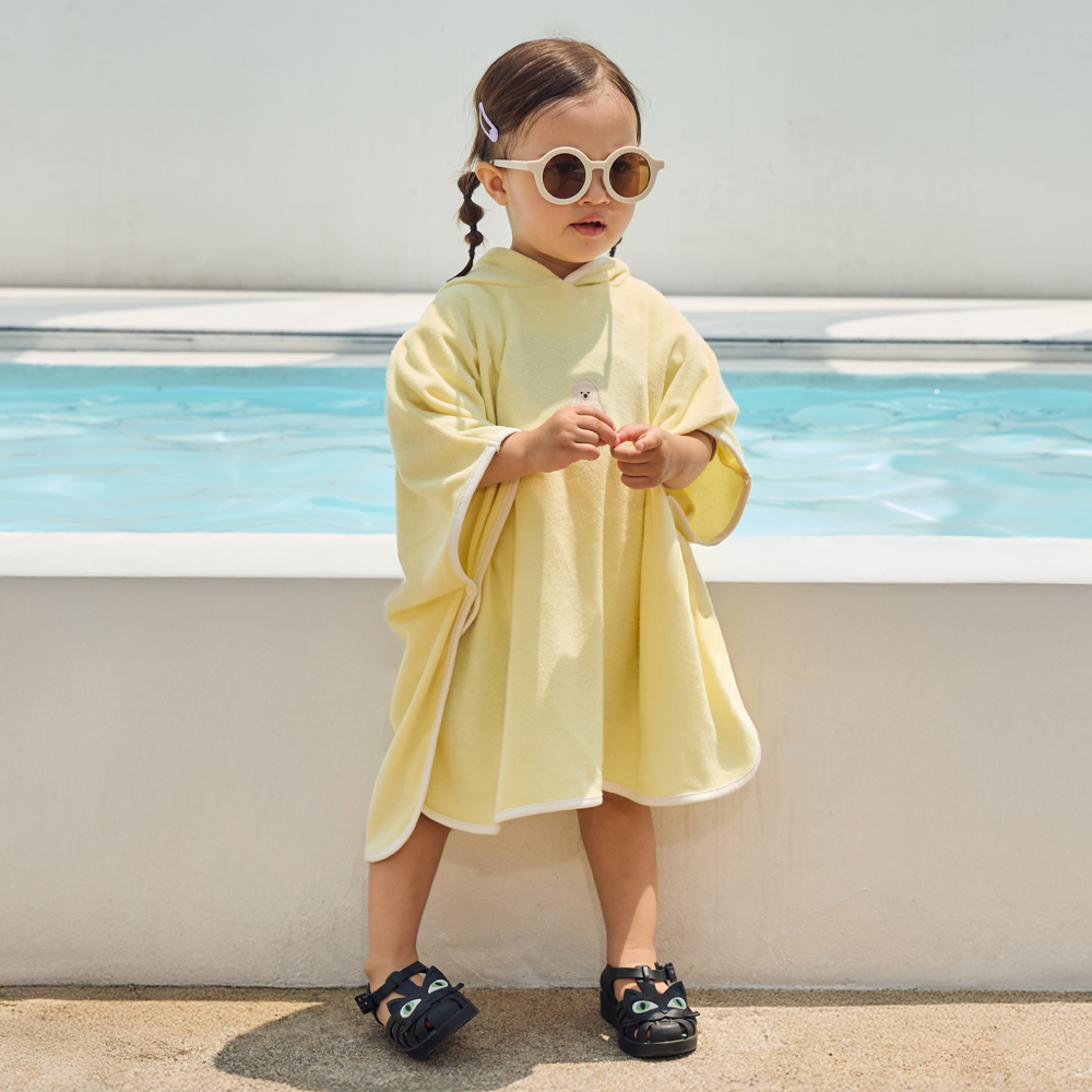 유아 아기 비치 가운 후드 물놀이 수영 초등 어린이 극세사 샤워 목욕 판초 타올