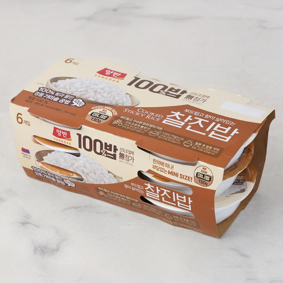 메가마트 동원 양반 찰진밥 기획 130gx6 - 상세 이미지 2