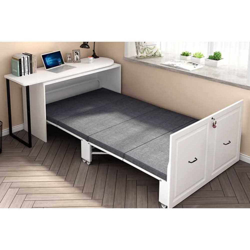 책상 침대세트 벙커 기숙사 좁은 프레임 공간활용 SS 60cm