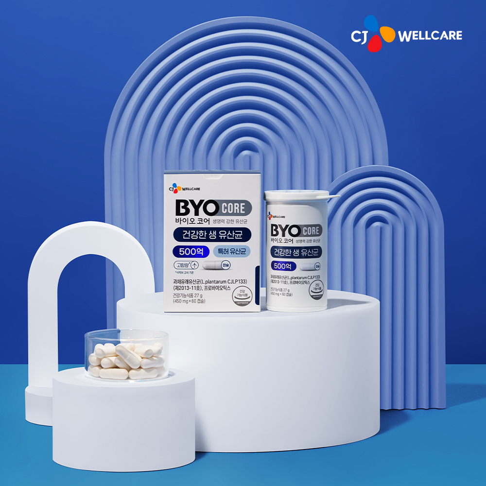 CJ 바이오코어 500억 보장 부자 최화정 유산균 상온보관 프로바이오틱스 60캡슐, 1개