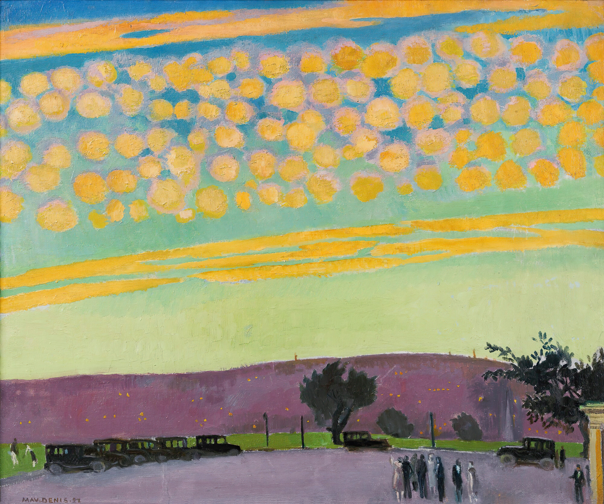 Coucher De Soleil À Pittsburgh 원본비율 아트포스터 드니 - 상품 이미지