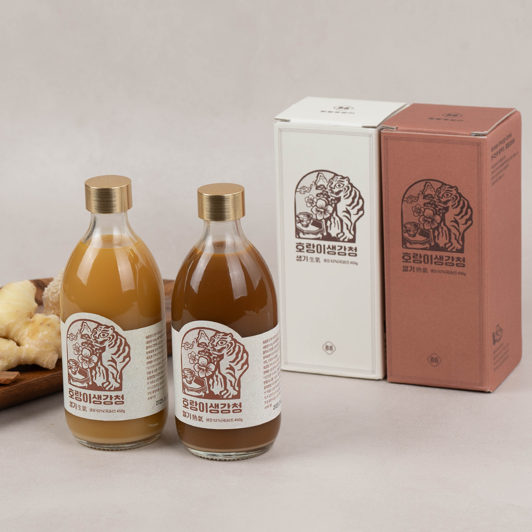 팔팔호랑이 생강청 생강차 생강진액 450g