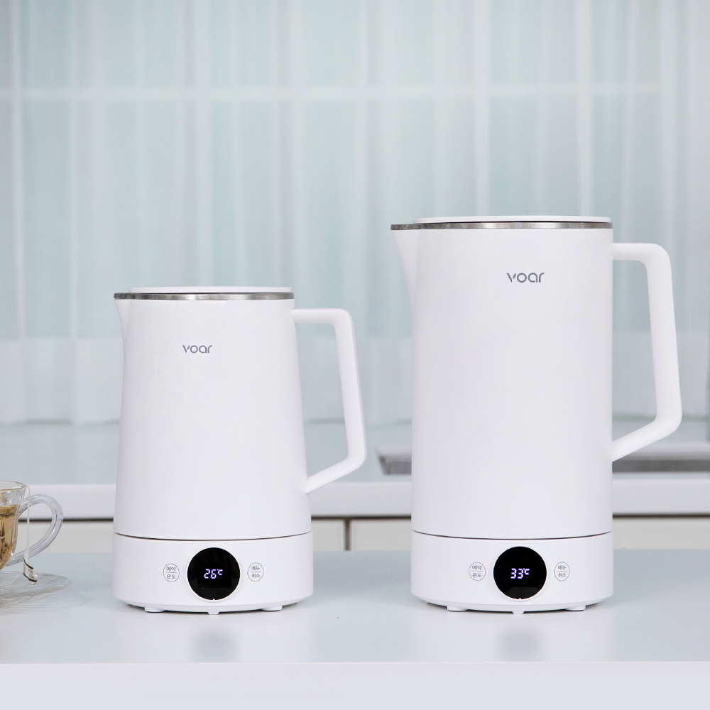 보아르 모노 보온 전기포트 0.8L 올스텐316 온도조절 미니 커피포트 소형 주전자