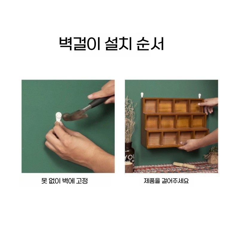 미니피규어 디스플레이 선반 소형 프라모델 레고진열장 9칸 - 상세 이미지 4