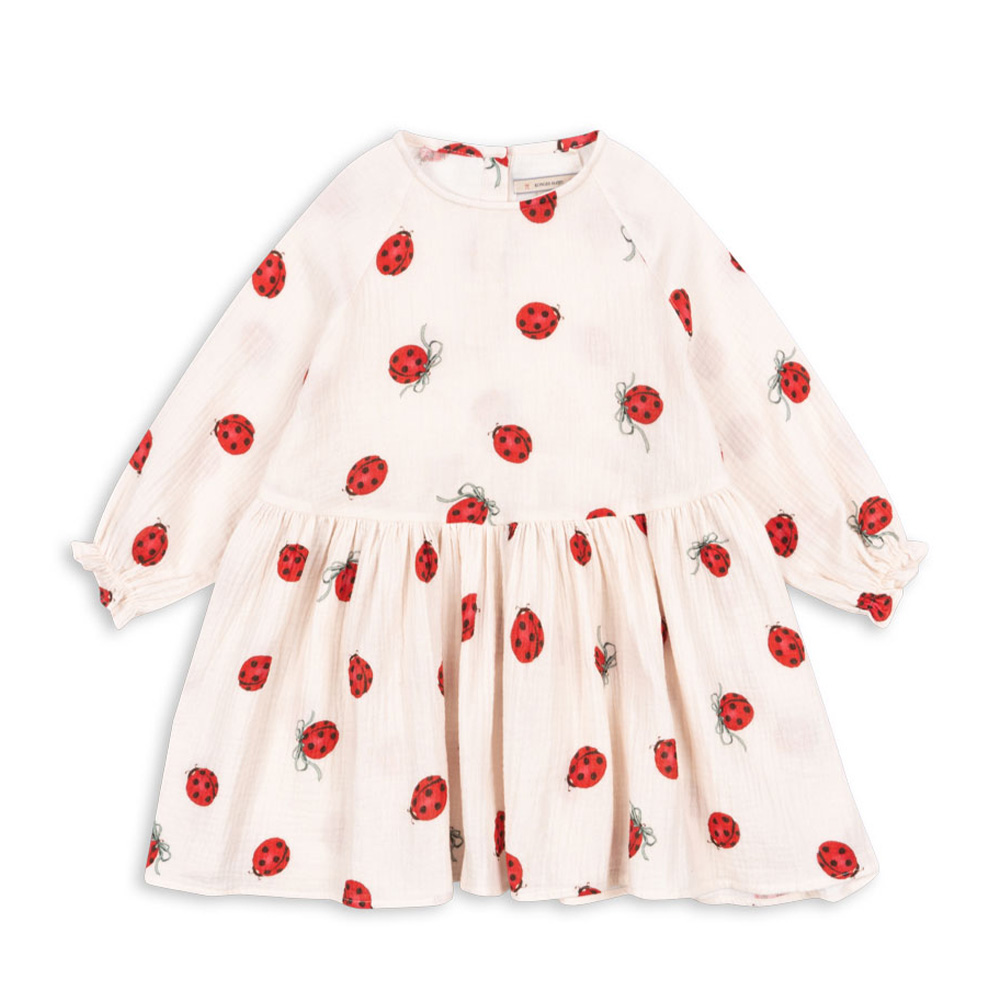 콩제슬래드 키즈 미니 무당벌레 드레스 KS102213 LADYBUG BOW - 메인 이미지