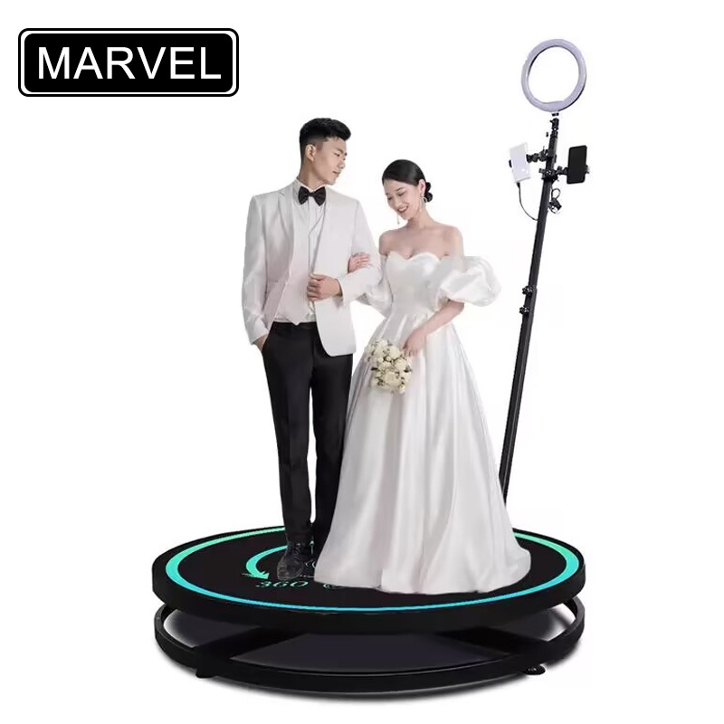 360 포토 부스 자동 회전 촬영 장비 웨딩 턴테이블 - 상세 이미지 2
