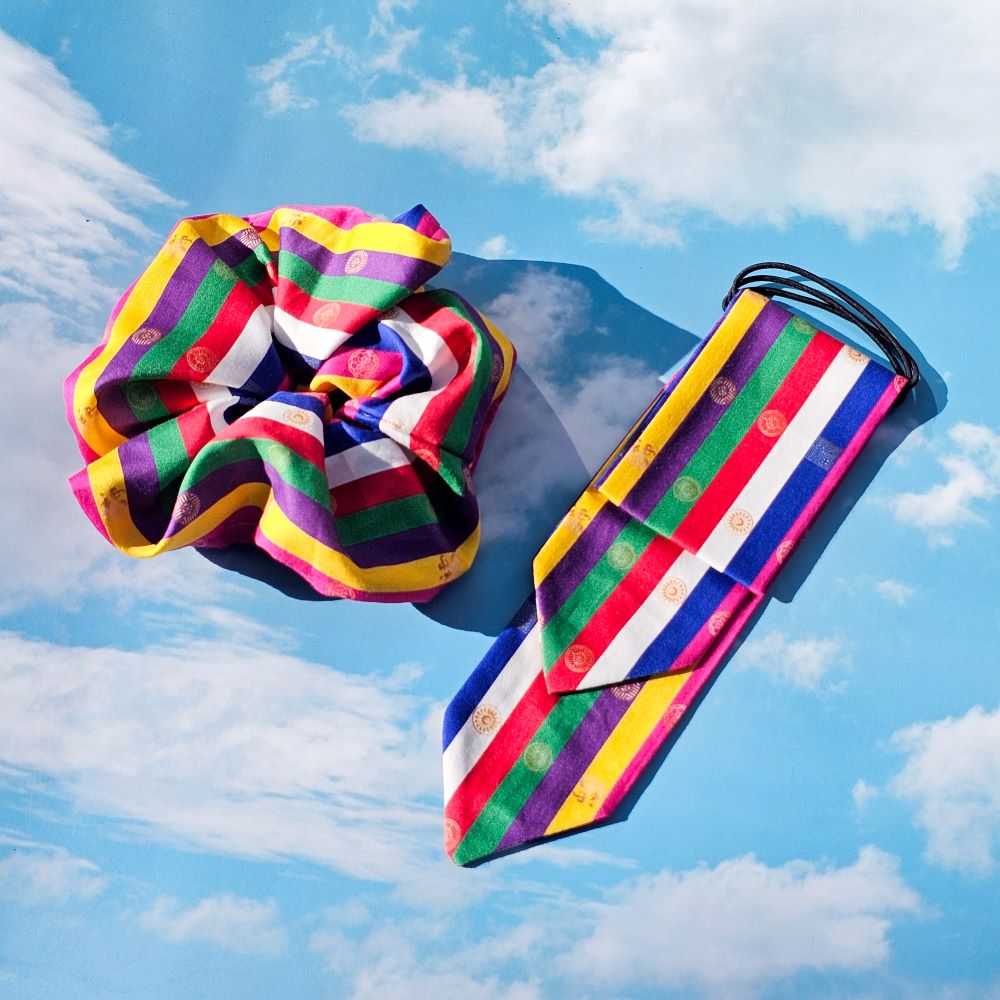 전통원단 왕곱창 머리끈 곱창밴드 빅사이즈 헤어슈슈 - 상세 이미지 4