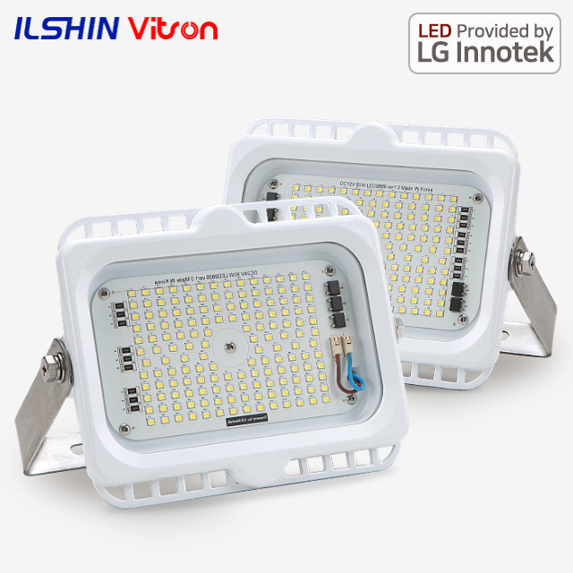 비츠온 LED투광기 선박 차량용 방수 DC 간판조명 투광등 80W, 24V 주광색 이미지 8