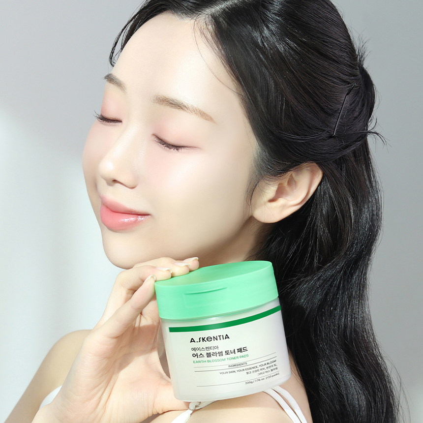 에이스켄티아 어스 블라썸 토너패드 120장 220ml ASKENTIA - 상품 이미지