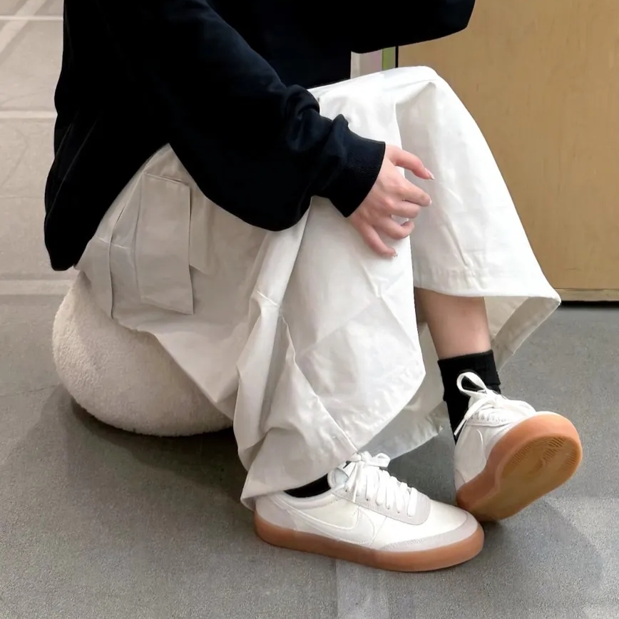국내매장판 나이키 킬샷2 레더 네이비 블랙 바로크 브라운 - 상세 이미지 4