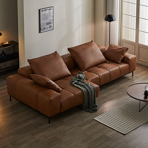 픽셀 풀그레인 에닐린 아닐린 브라운 블랙 화이트 올가죽 전체 천연 가죽 디자인 소파