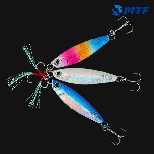 MTF 막 물어 프리즘 메탈지그 어시스트훅 트레블훅 세트 레드헤드, 40g - 상세 이미지 3