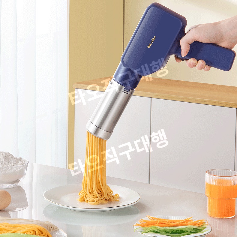 면뽑는기계 면발 국수기계 반죽 파스타 자동 제조기 소면 칼국수 제면기 가정용 - 상품 이미지