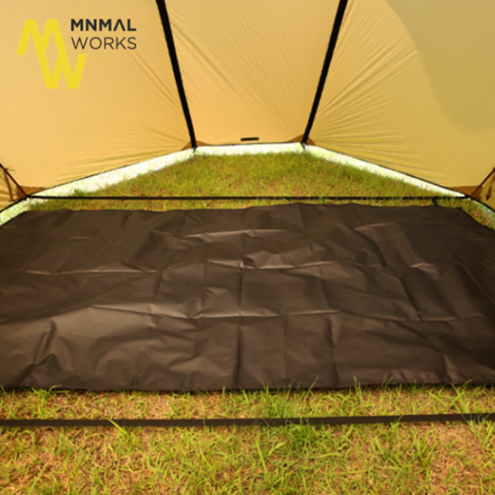미니멀웍스 그라운드시트 골드키위 캠핑 방수포 210x120
