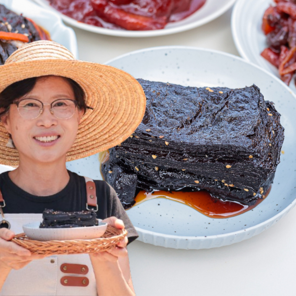 김장아찌 국내산 김 반찬 간장 짱아찌 순창 허씨전통식품 - 상품 이미지