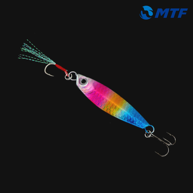 MTF 막 물어 프리즘 메탈지그 어시스트훅 트레블훅 세트 레인보우, 20g - 상품 이미지