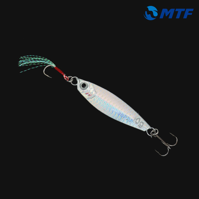 MTF 막 물어 프리즘 메탈지그 어시스트훅 트레블훅 세트 실버, 30g - 메인 이미지