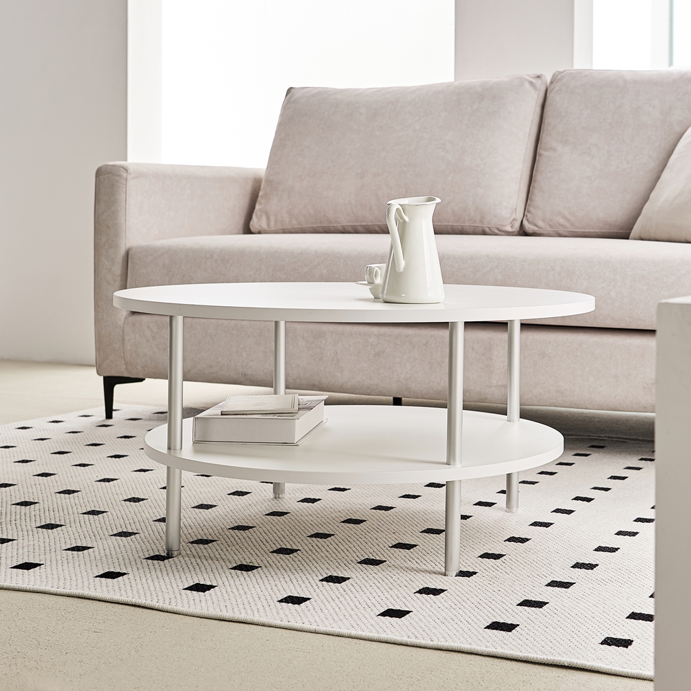 클라르 높은 소파 쇼파 테이블 카페 낮은 좌식 원형 식탁