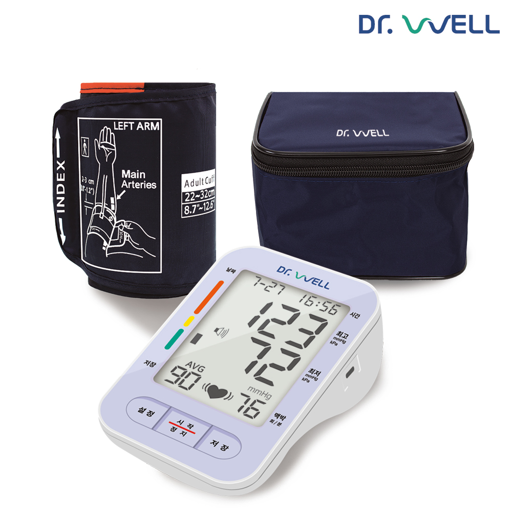 [닥터웰] 자동 전자 한글 혈압계 SM-1090