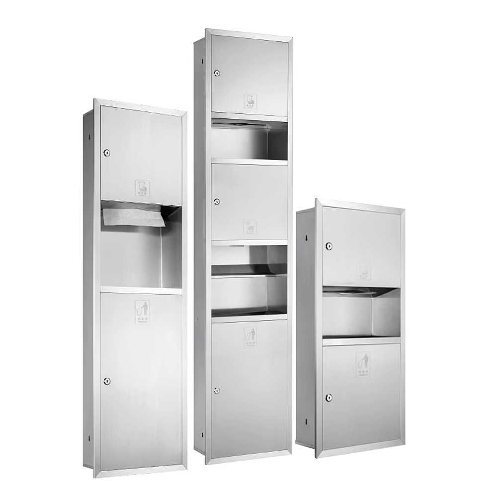 페이퍼타올 디스펜서 핸드타올케이스 화장실 대용량 750mm 매립형 이미지 6