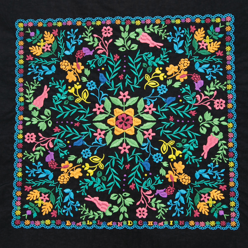 볼앤체인 에코백 Floral Bandana L 사이즈 301151 - 상세 이미지 3