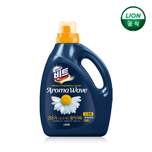 비트 아로마웨이브 세탁세제 3L 본품 카모마일향 / 중성세제