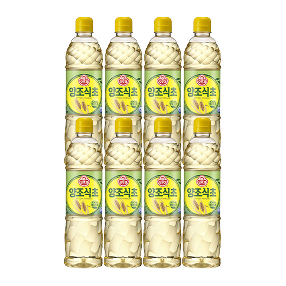 오뚜기 양조 식초 900ml, 8개 - 상품 이미지