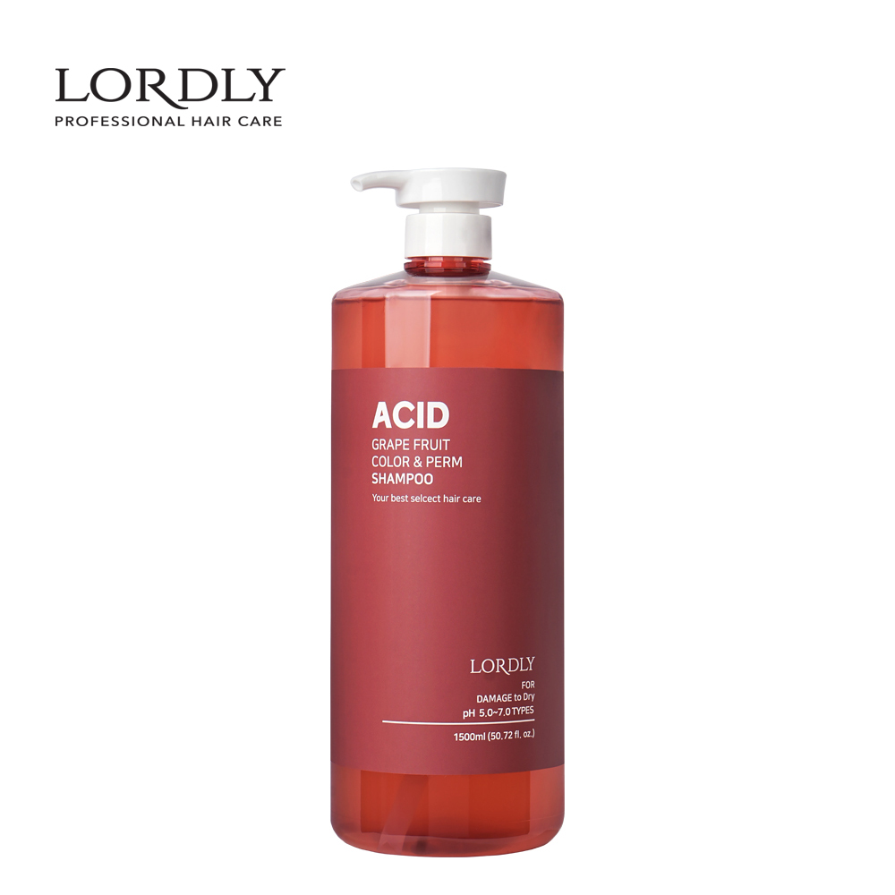 로드리 컬러앤펌 애시드 클리닉 샴푸 1500ml 약산성 PH 5.0 미용실전용샴푸