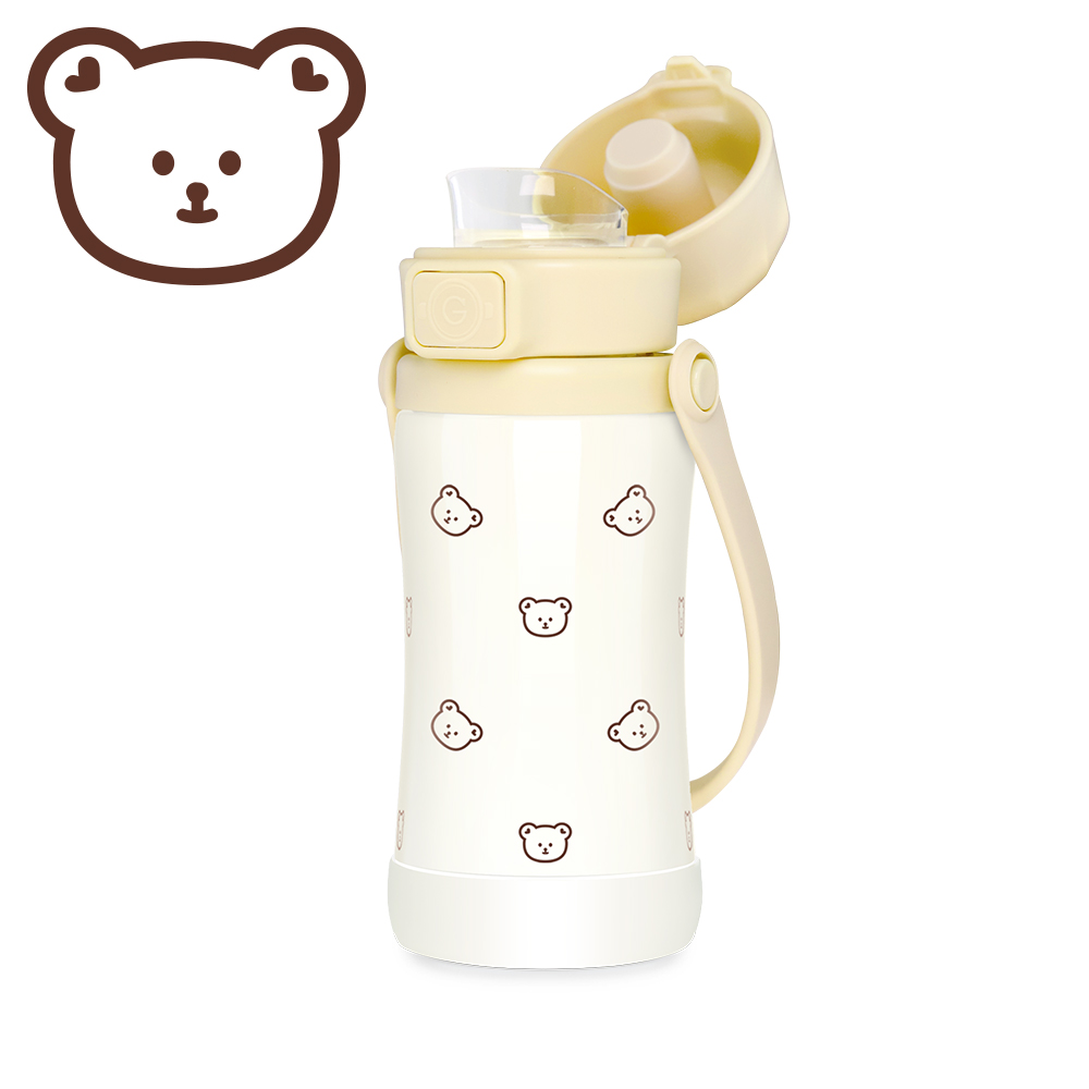 그로미미 유아텀블러 유치원물병 스텐 원터치