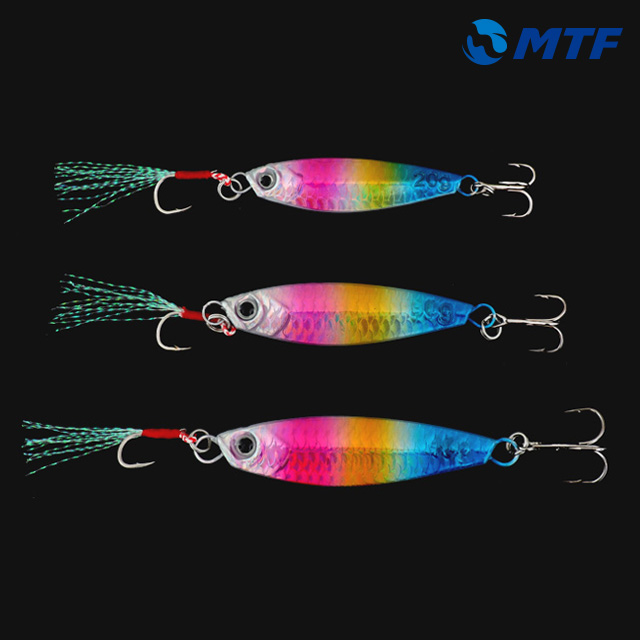 MTF 막 물어 프리즘 메탈지그 어시스트훅 트레블훅 세트 레드헤드, 40g - 상세 이미지 5