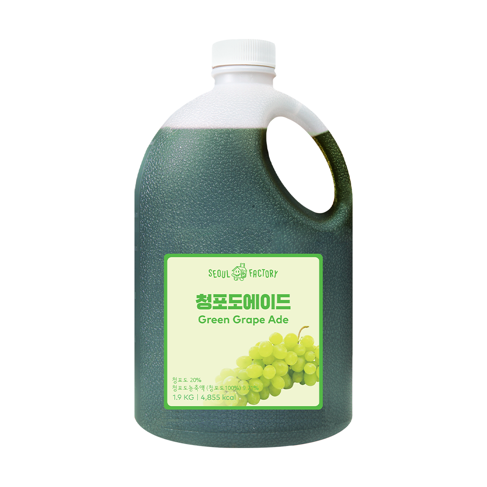 서울팩토리 청포도 에이드 1.9kg 베이스 - 상세 이미지 2