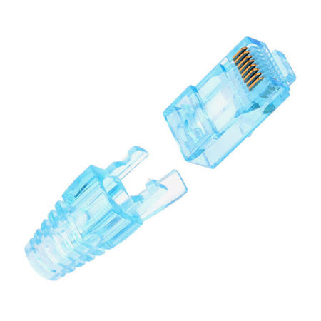 넥시 CAT.6 RJ45 커넥터 EZ 랜플러그 관통형 nx1544