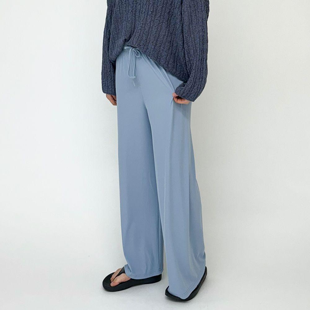 [~77] 여자 봄 여름 밴딩 찰랑바지 여성고무줄바지 - 상세 이미지 4