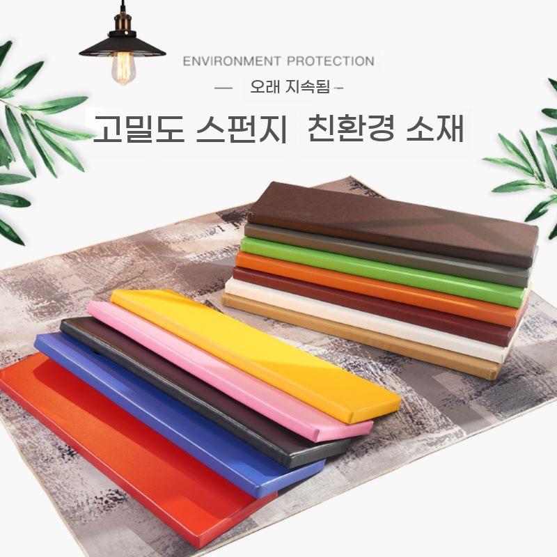 긴의자방석 식탁 현관 벤치 의자 방석 가죽 방수 소파 쿠션패드 - 상세 이미지 2