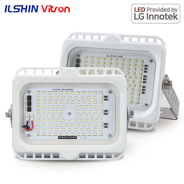 비츠온 LED투광기 선박 차량용 방수 DC 간판조명 투광등 50W, 12V 주광색 - 상세 이미지 4