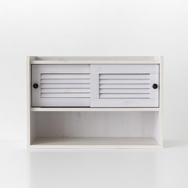 헤인 미니수납장 넓은2문 SHM4262LD 620mmx200mmx420mm, 2단, 화이트파인베니어 6624.9379 - 메인 이미지