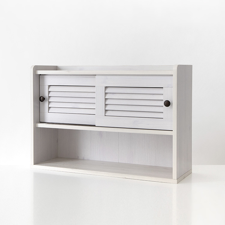 헤인 미니수납장 넓은2문 SHM4262LD 620mmx200mmx420mm, 2단, 화이트파인베니어 6624.9379 - 상세 이미지 2
