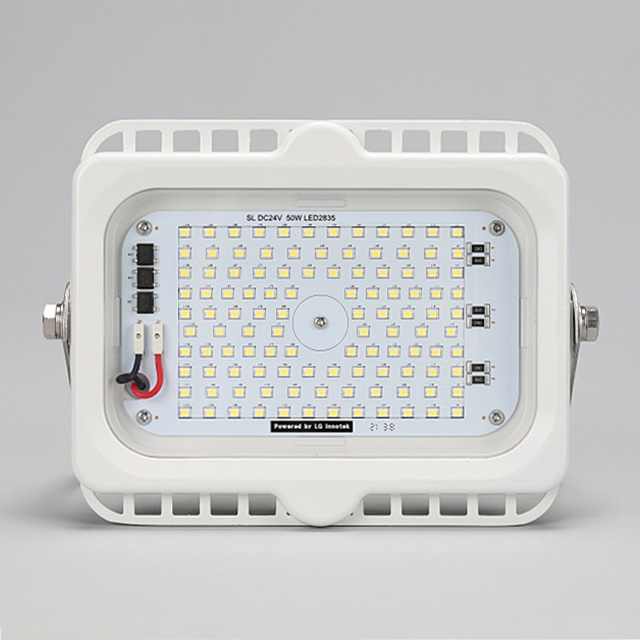 비츠온 LED투광기 선박 차량용 방수 DC 간판조명 투광등 50W, 12V 주광색 - 상세 이미지 3