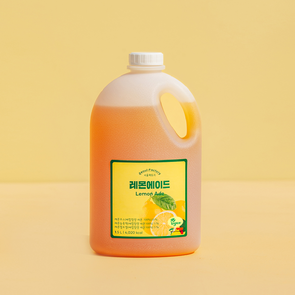 서울팩토리 레몬 에이드 1.8kg 베이스 - 상세 이미지 4
