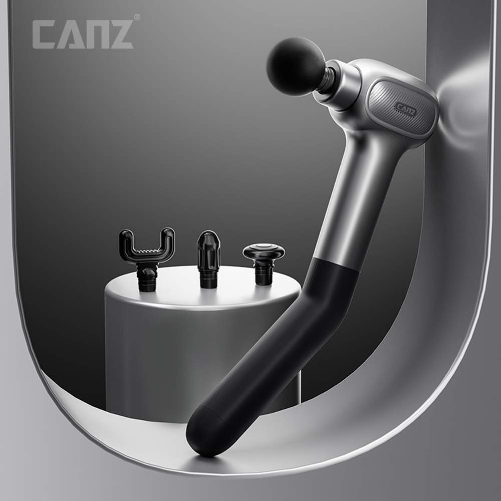 CANZ 온열 롱 마사지건 진동 커브건 분리형안마기 마사지건 목 어깨 등 CANZ-813M - 상품 이미지