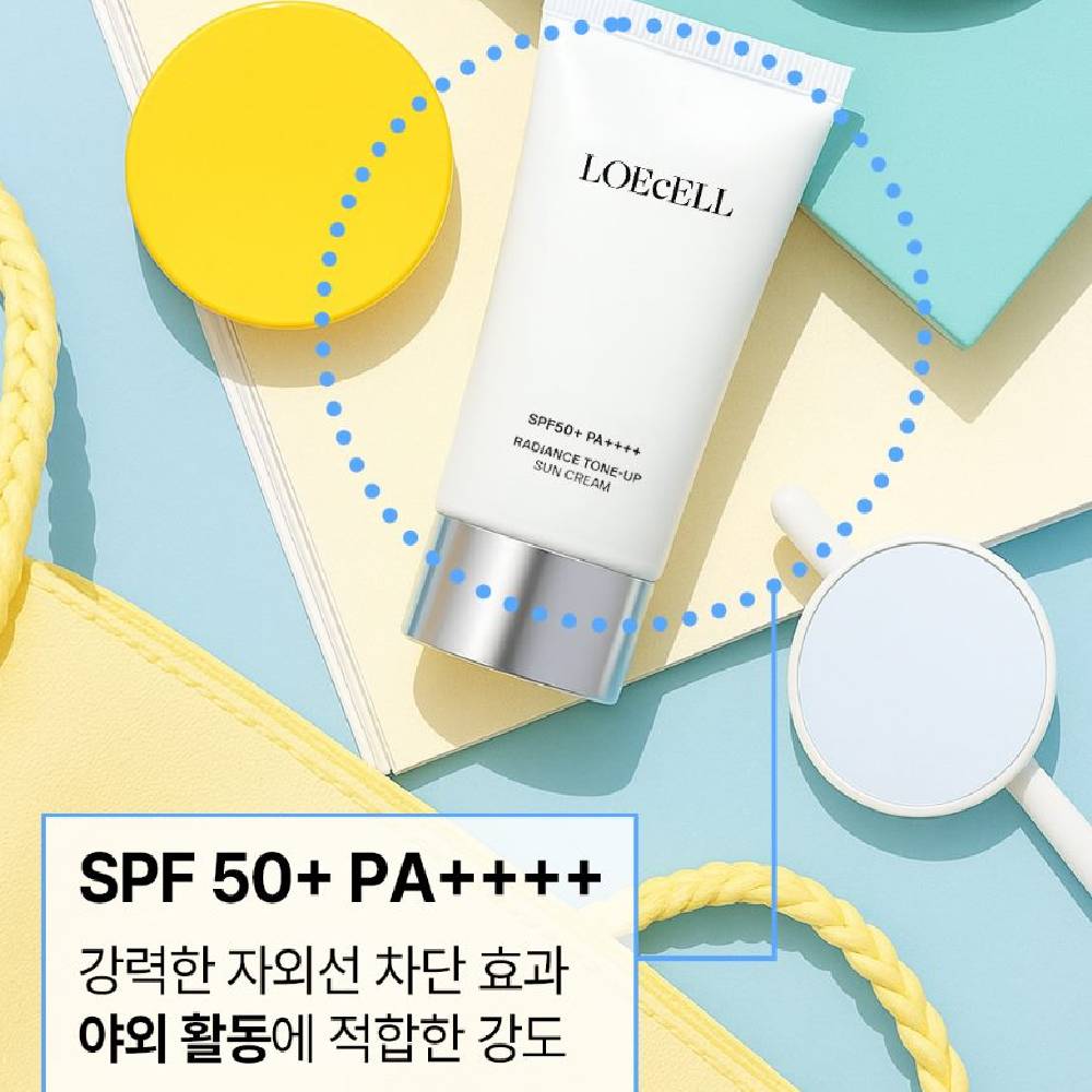 웅진 3중기능성 썬케어 로에셀 래디언스 톤업 선크림 50ml - 상세 이미지 4