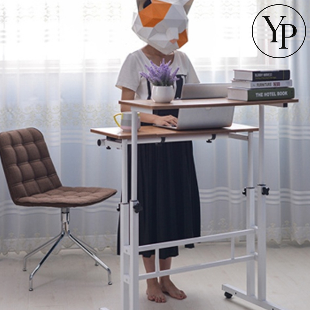 이동식 모션 테이블 스텐딩 조립식 서서 책상 사무용 각도높이조절 사이드 탁자