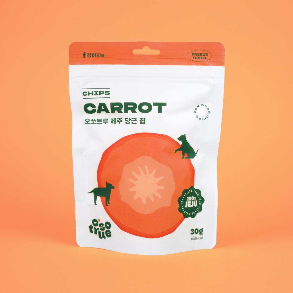 오쏘트루 제주 당근 칩 동결건조 트릿 30g 이미지 3