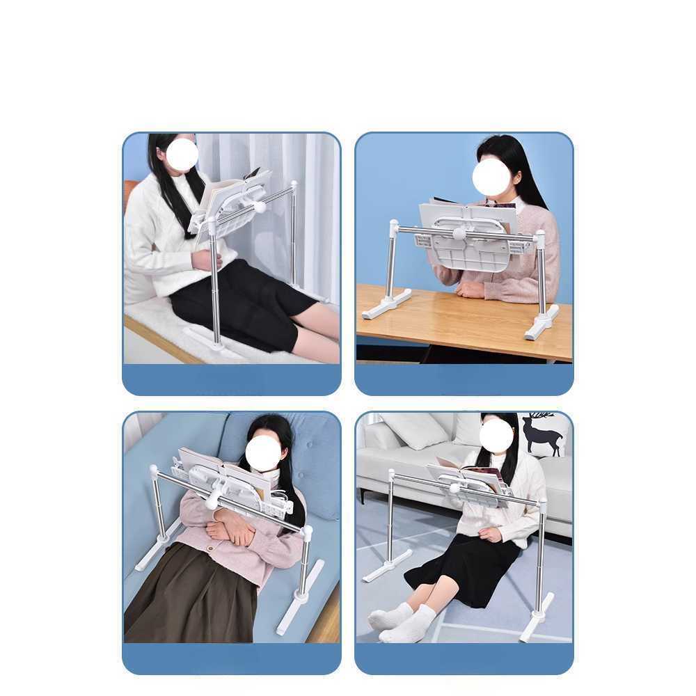 핸즈프리 독서대 침대 누워서 보기용 책 거치대 읽는 화이트(앉기/눕기각도조절) - 상세 이미지 2