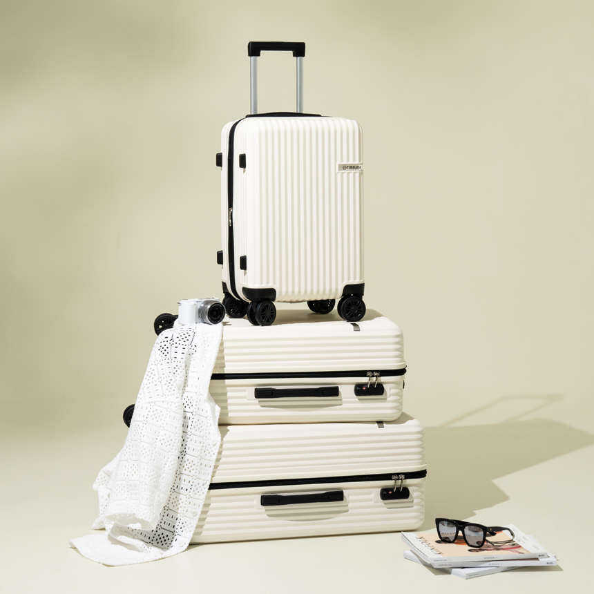 타임리스 바퀴교체 캐리어 폴리카보네이트 PC 튼튼한 케리어 위탁수화물 트렁크 65cm(24인치) 75cm(28인치) 제품 이미지