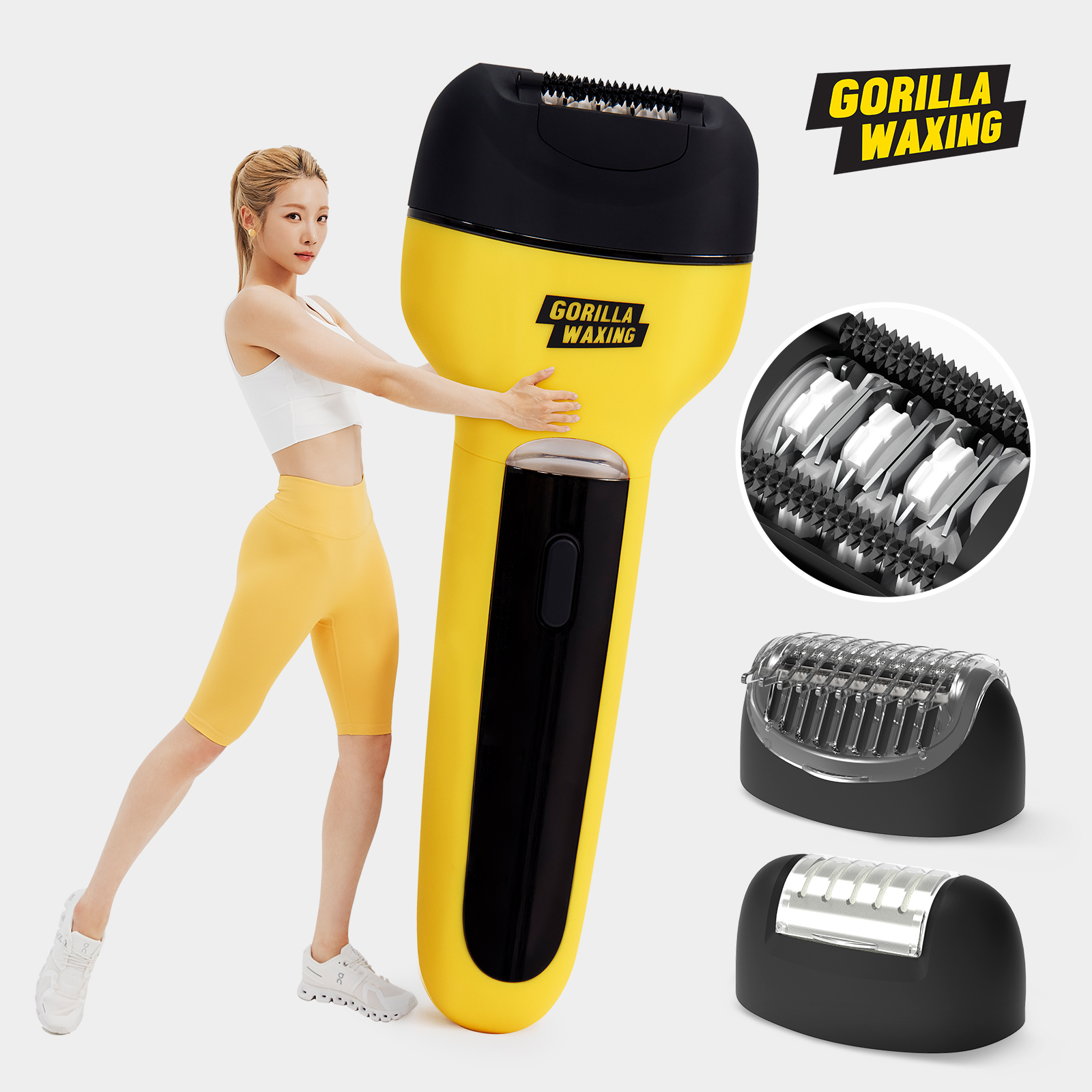 고릴라왁싱 제로페인 모근제거기 바디트리머 2000V 반영구 제모
