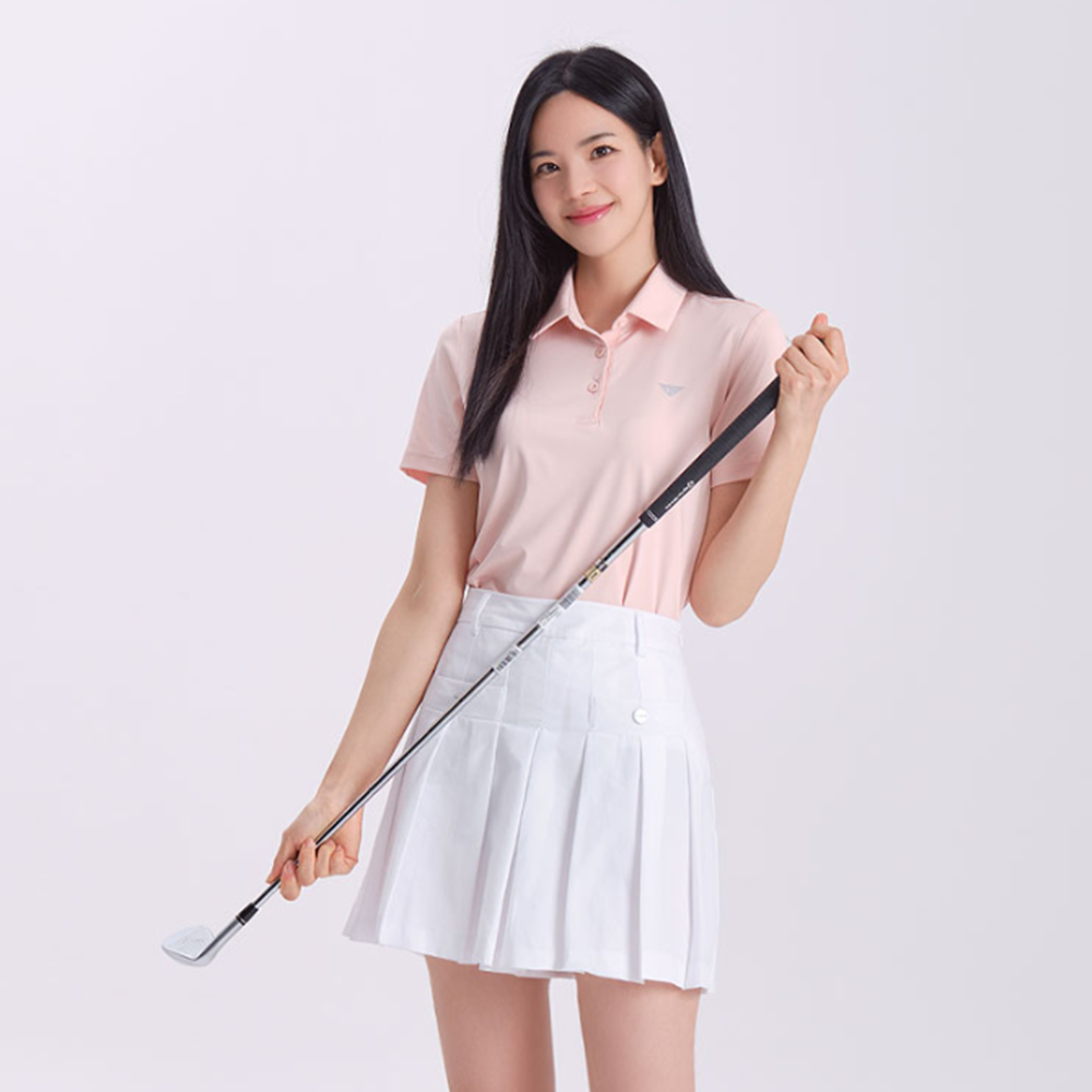 골프복장 파크골프 여름 여성 쿨 골프복 냉감 카라 반팔티셔츠 - 상세 이미지 5